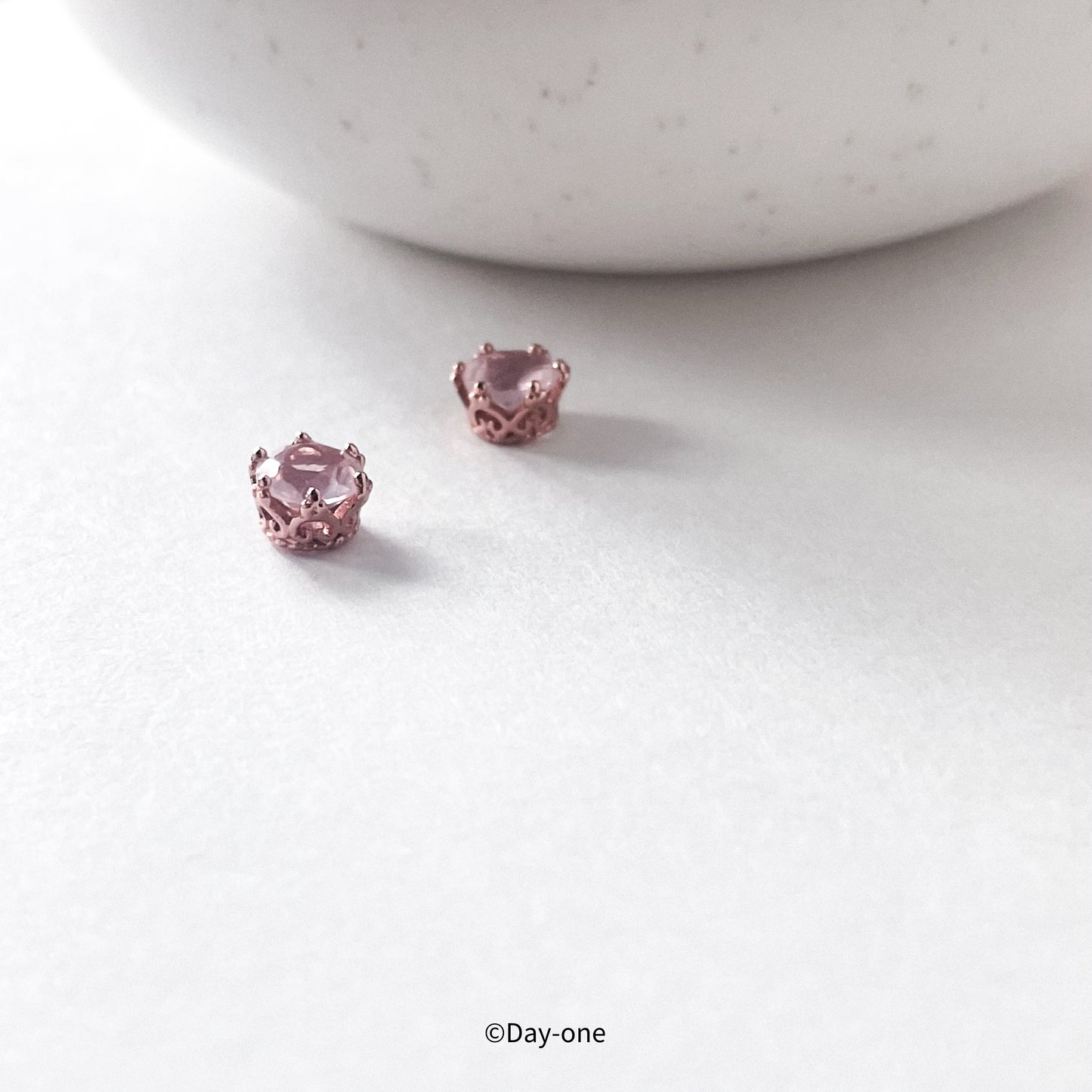 Coronet | Crystal Crown Studs