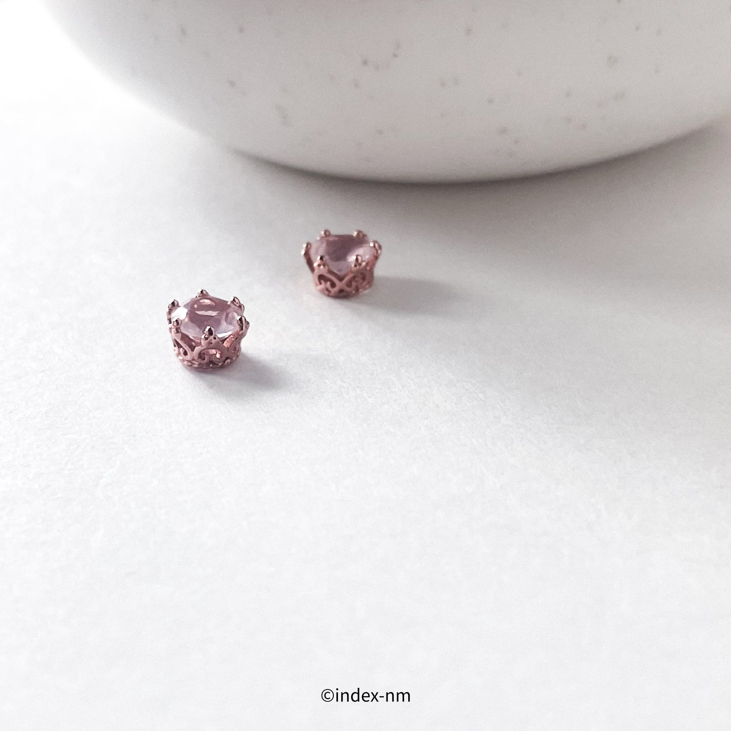 Coronet | Crystal Crown Studs