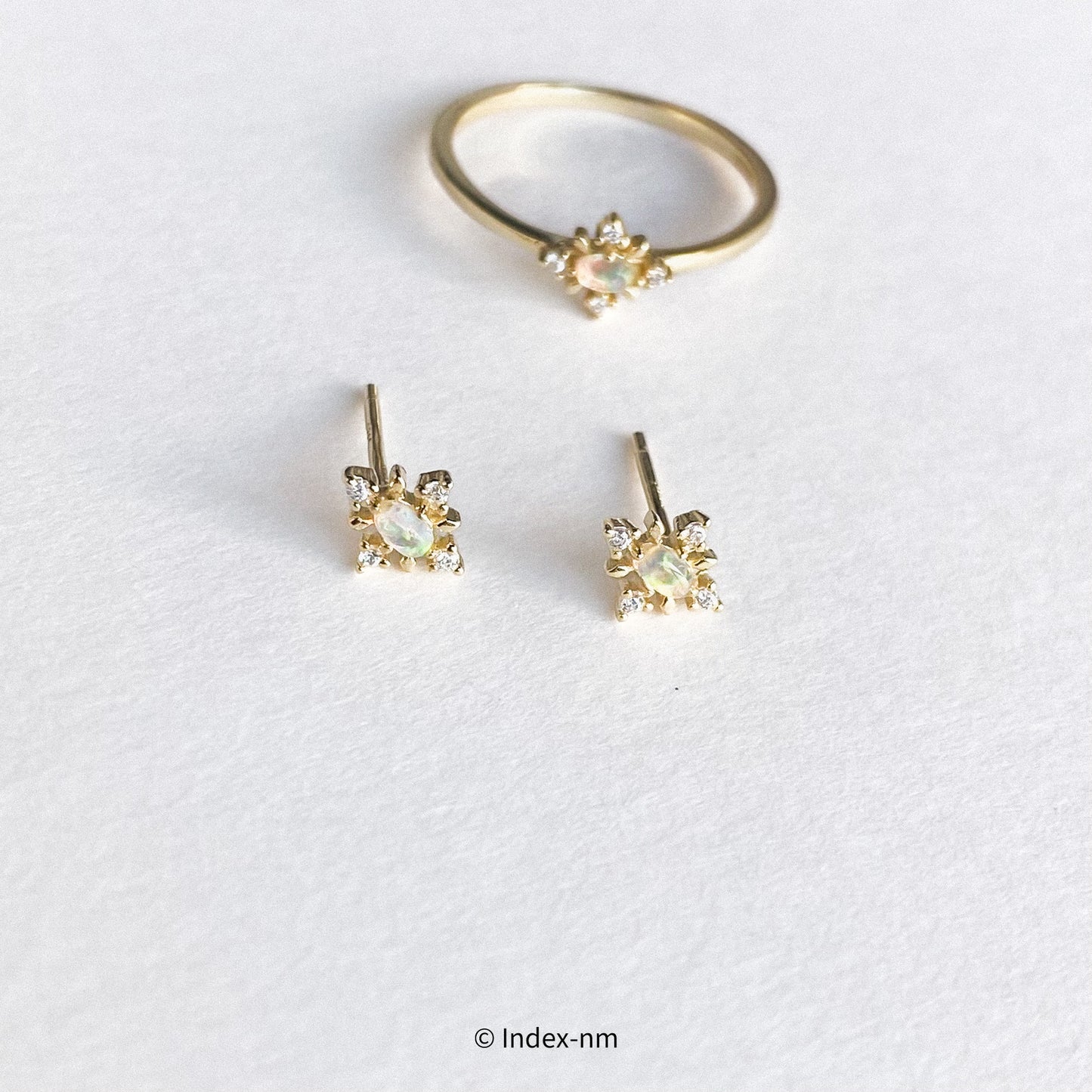 Ivory | Opal Star Set