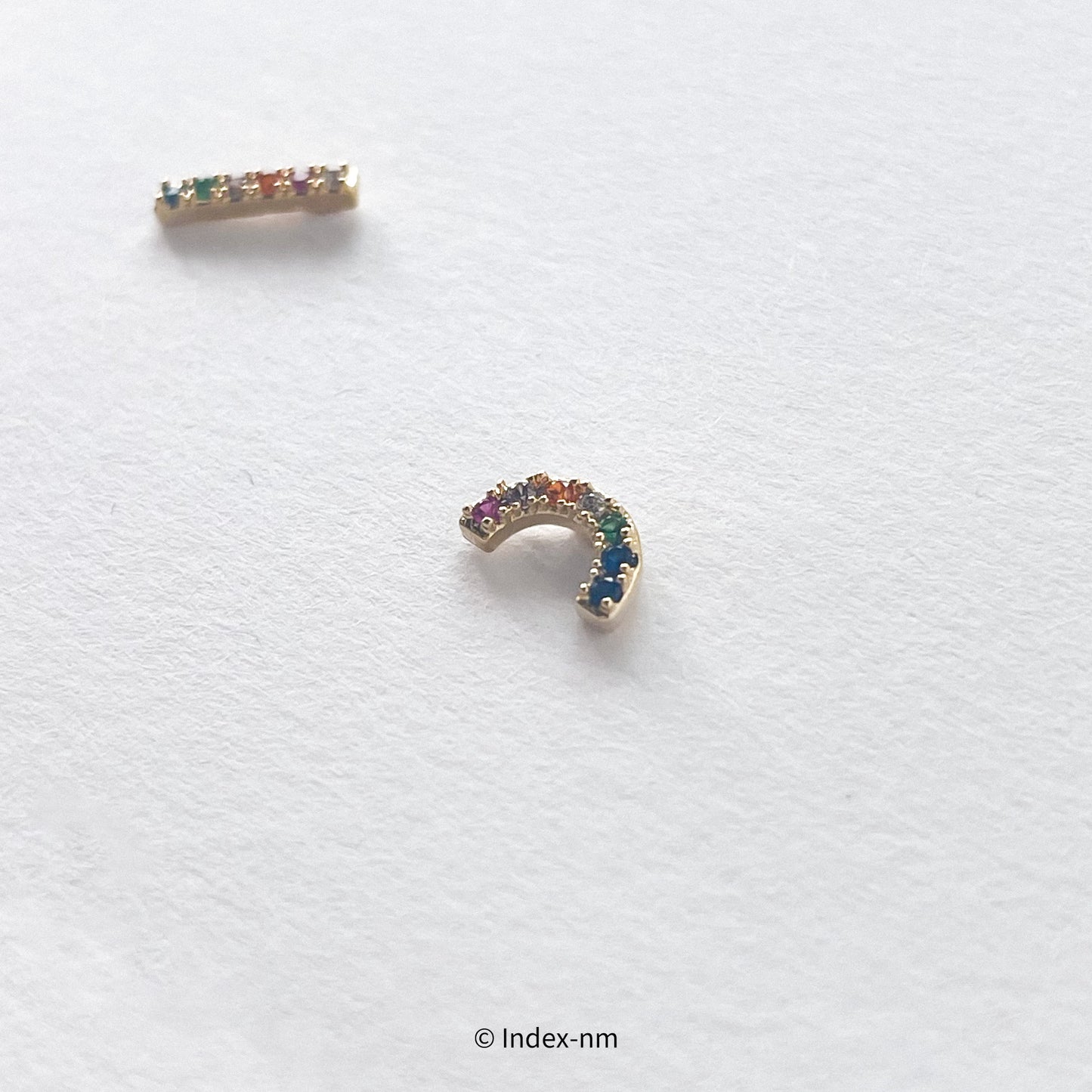 Hue | Rainbow Arc Studs