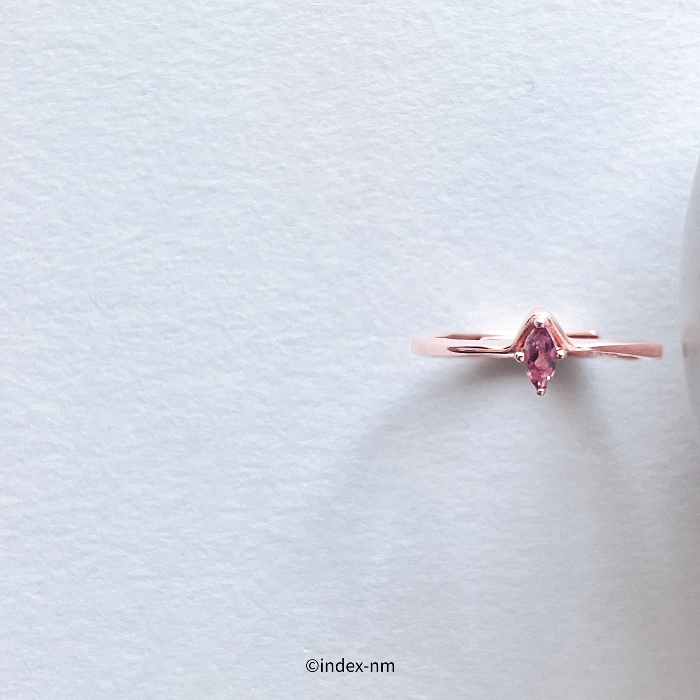 Rosette | Blush Drop Ring