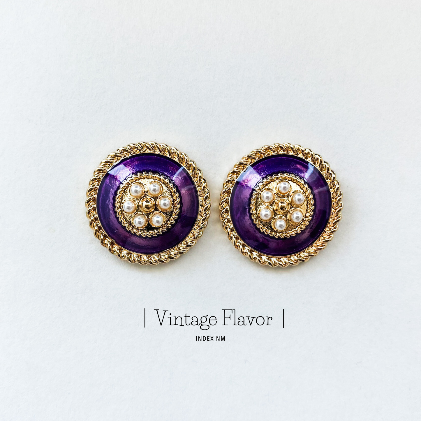 Nobility | Palace Round Pearl Studs