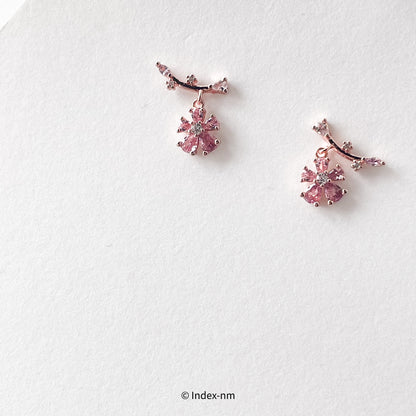 Plum blossom | S925 銀針耳環