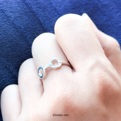 Mark | Silver Horsebit Ring