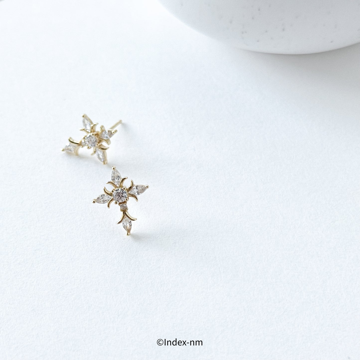 Belief | Shiny Cross Studs