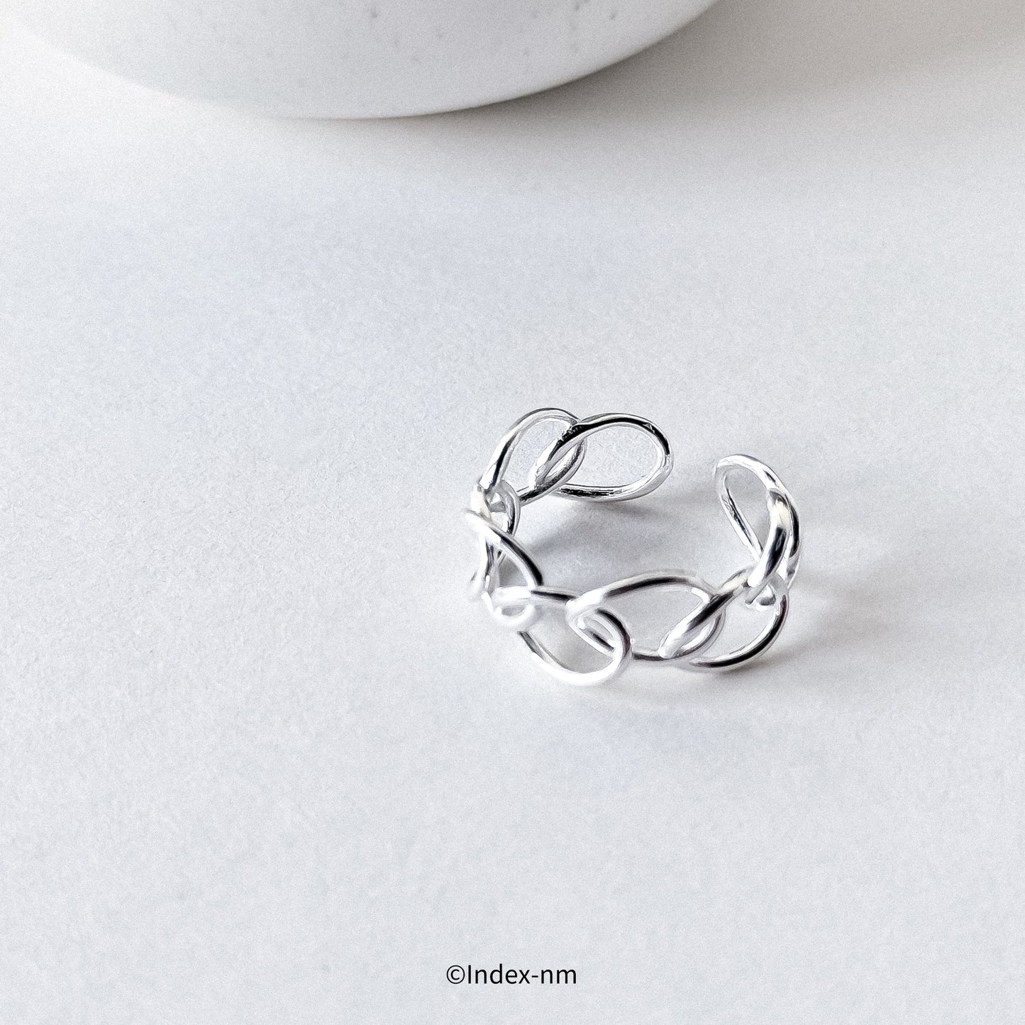 Twine | Silver Link Ring