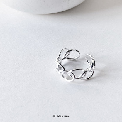 Twine | Silver Link Ring