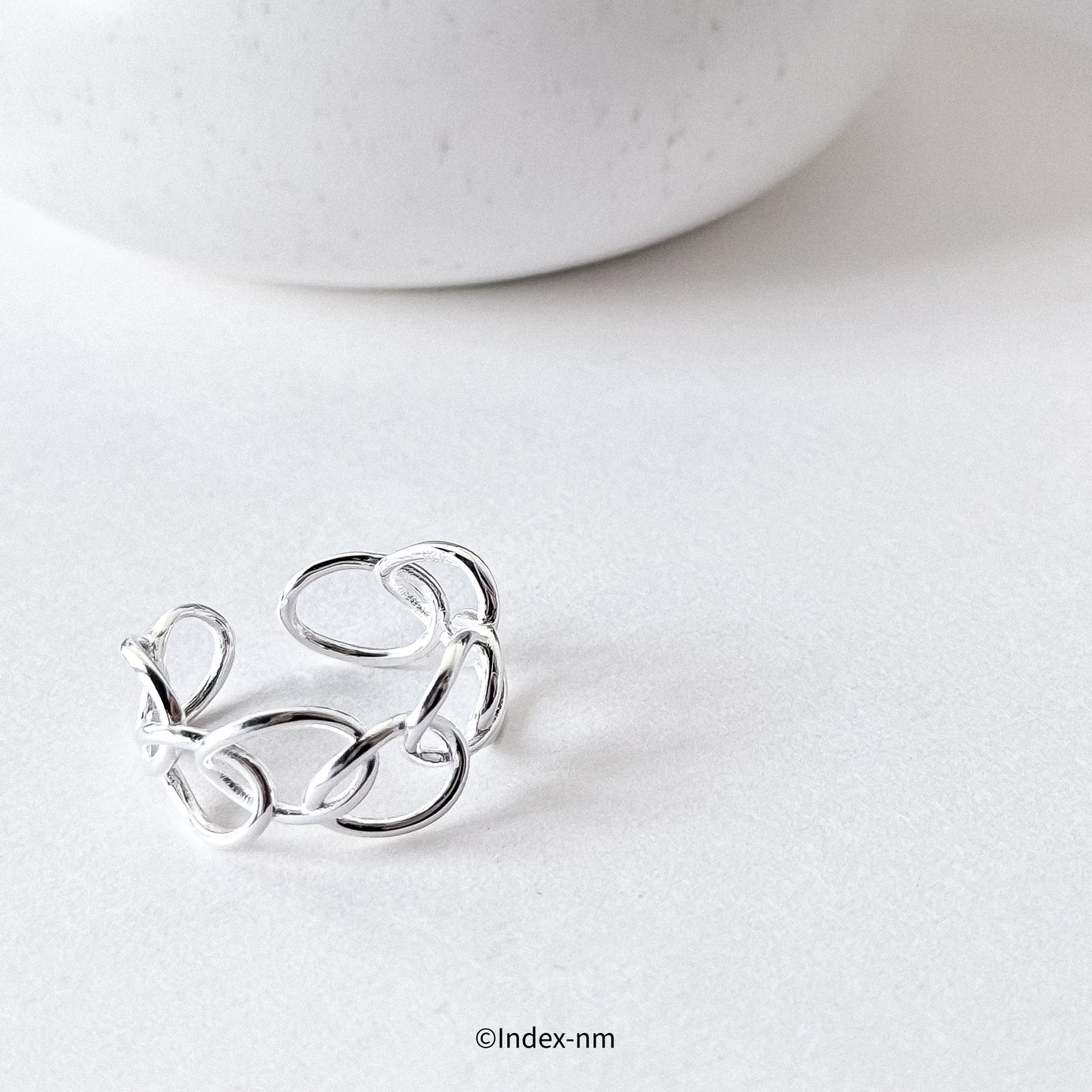 Twine | Silver Link Ring