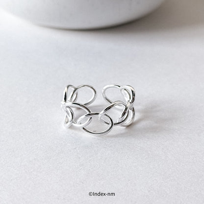 Twine | Silver Link Ring