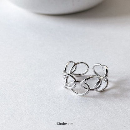 Twine | Silver Link Ring