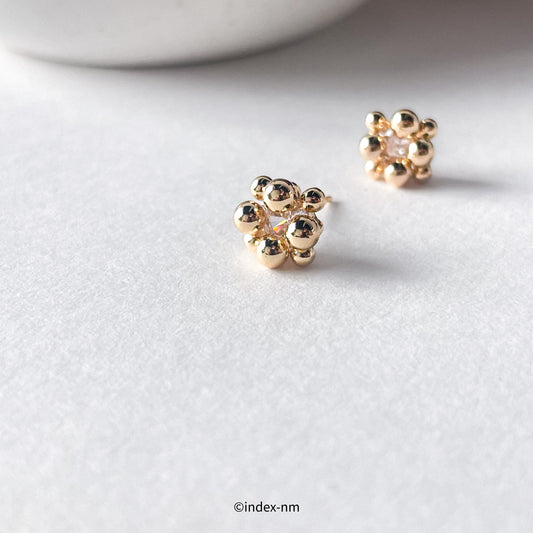Berries | Golden Bubble Studs