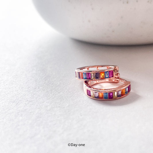 Orbit | Prisms Huggie Hoops
