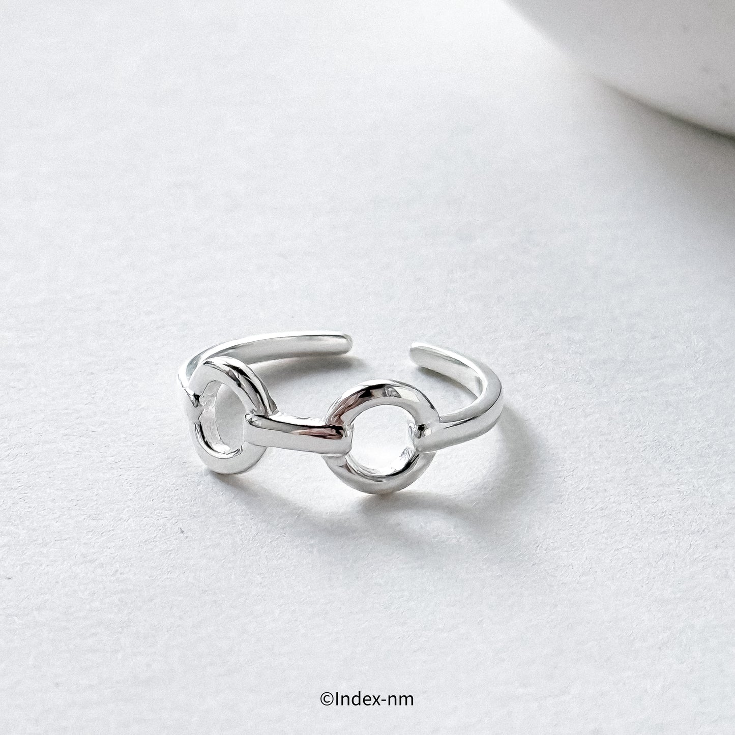 Mark | Silver Horsebit Ring