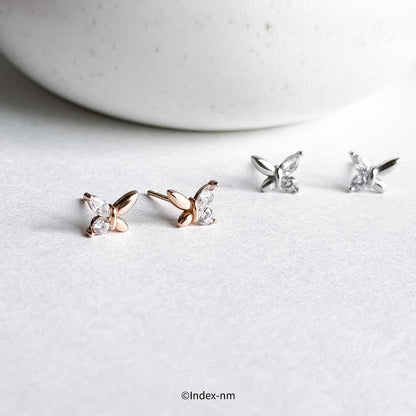 Fly | Tiny Butterfly Studs