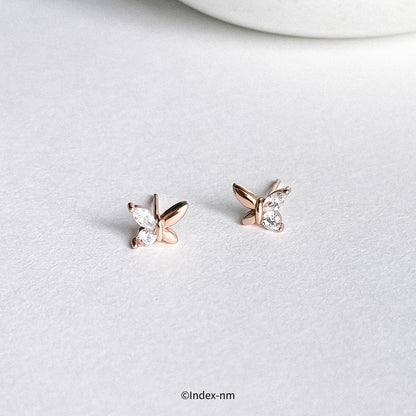 Fly | Tiny Butterfly Studs