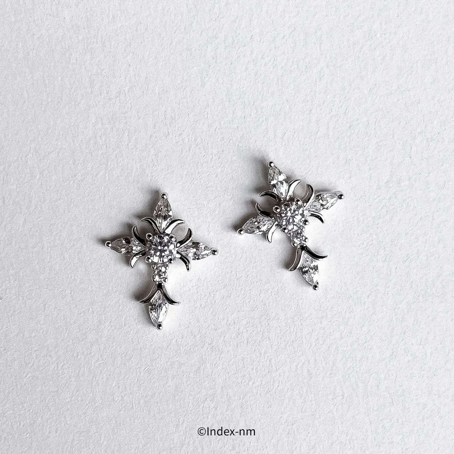 Belief | Shiny Cross Studs