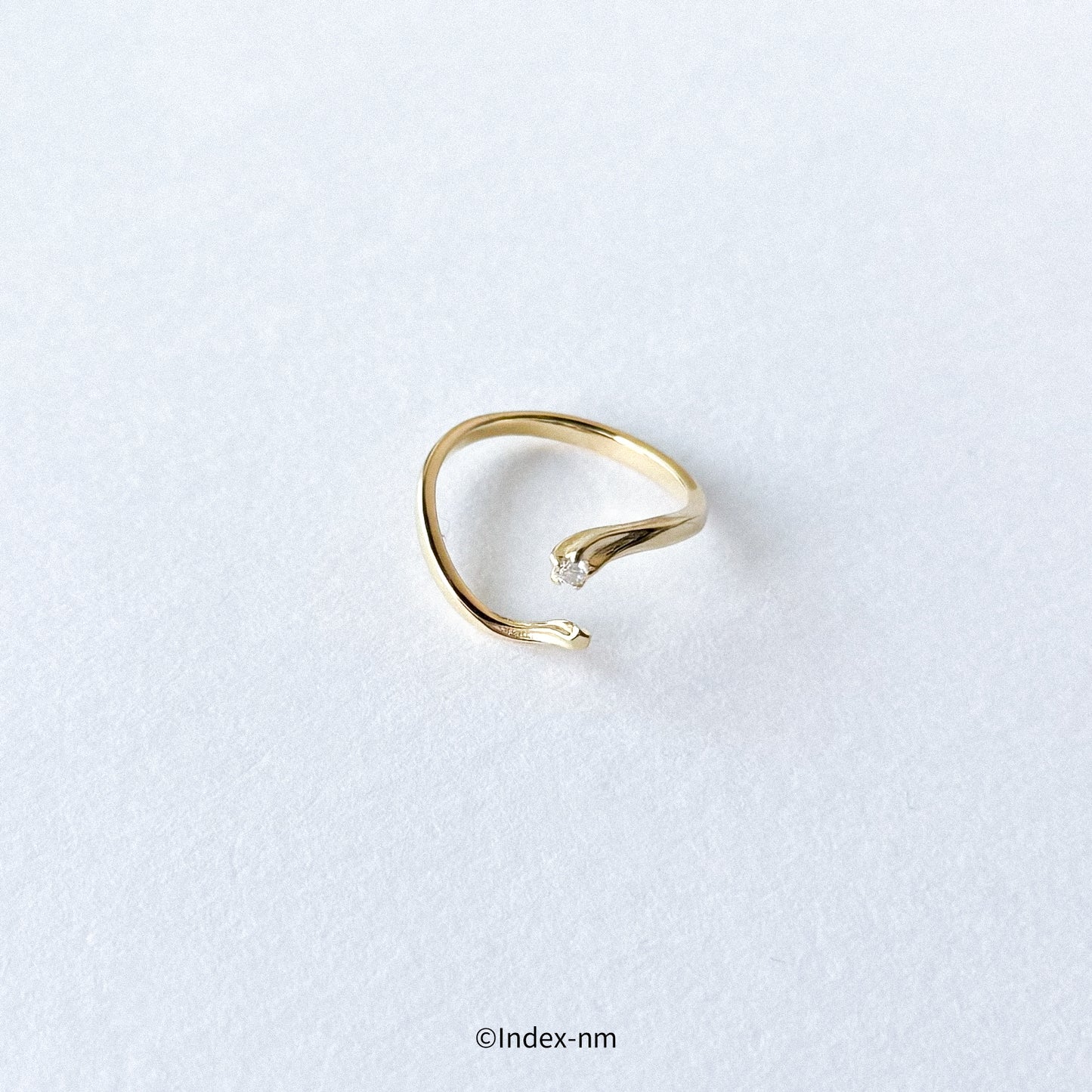 Winding | Gold Twist ring