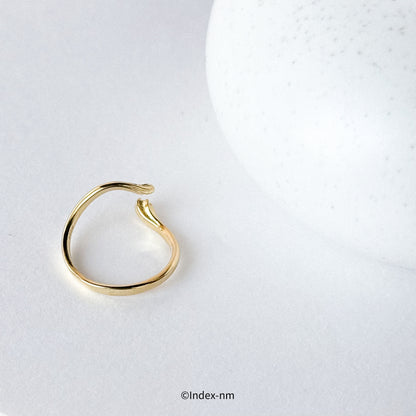 Winding | Gold Twist ring