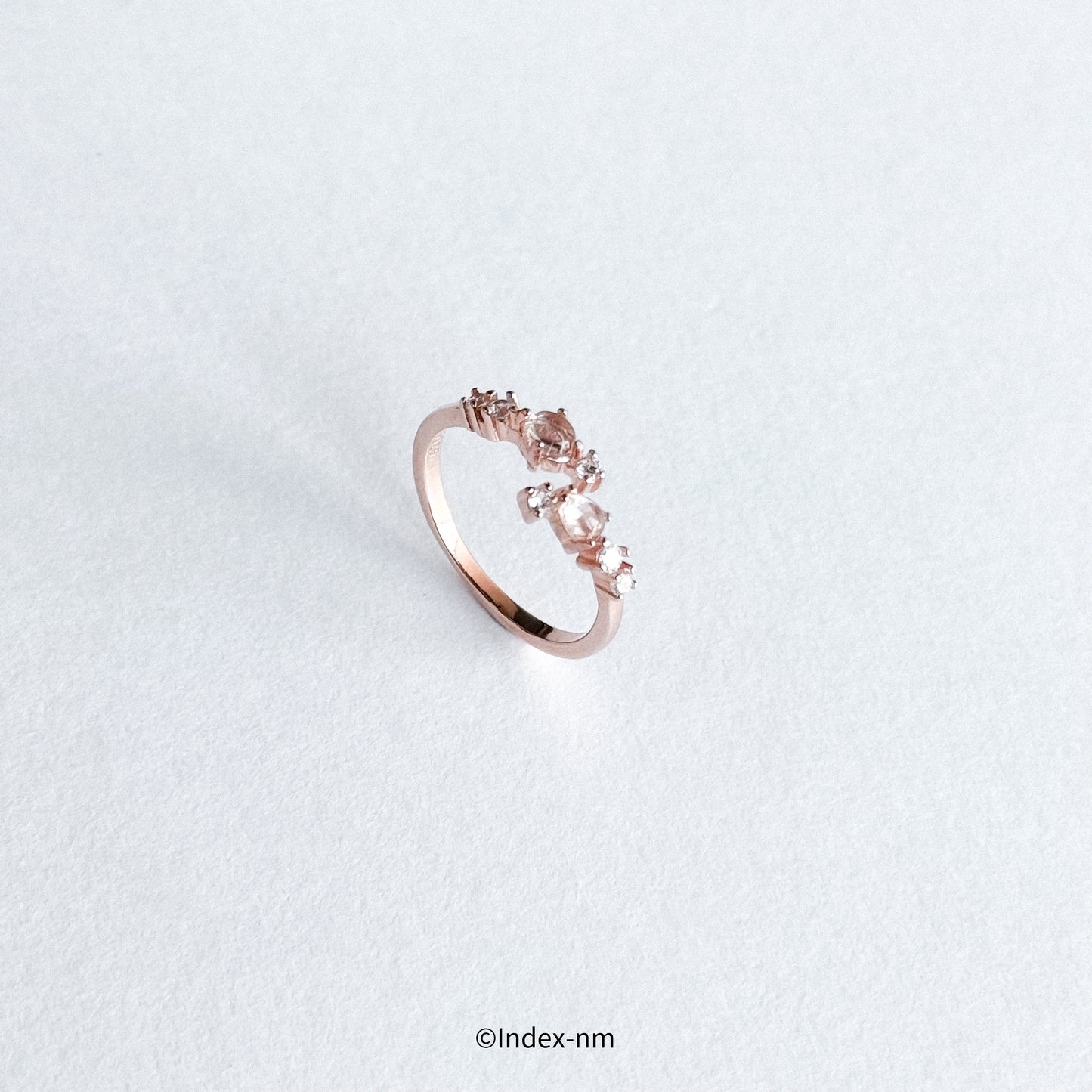 Vine | Rose Gold Moonstone Ring