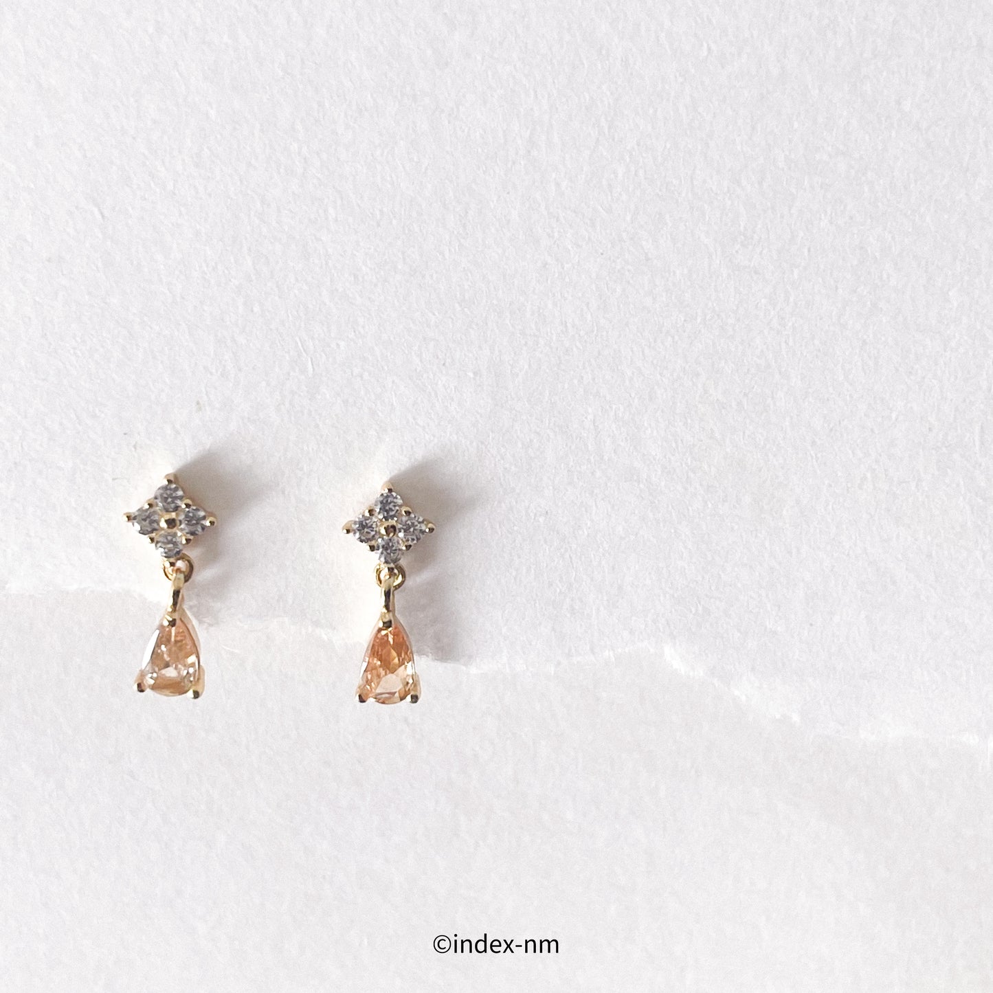 Morganite | Sunset Cascade Drop Earrings
