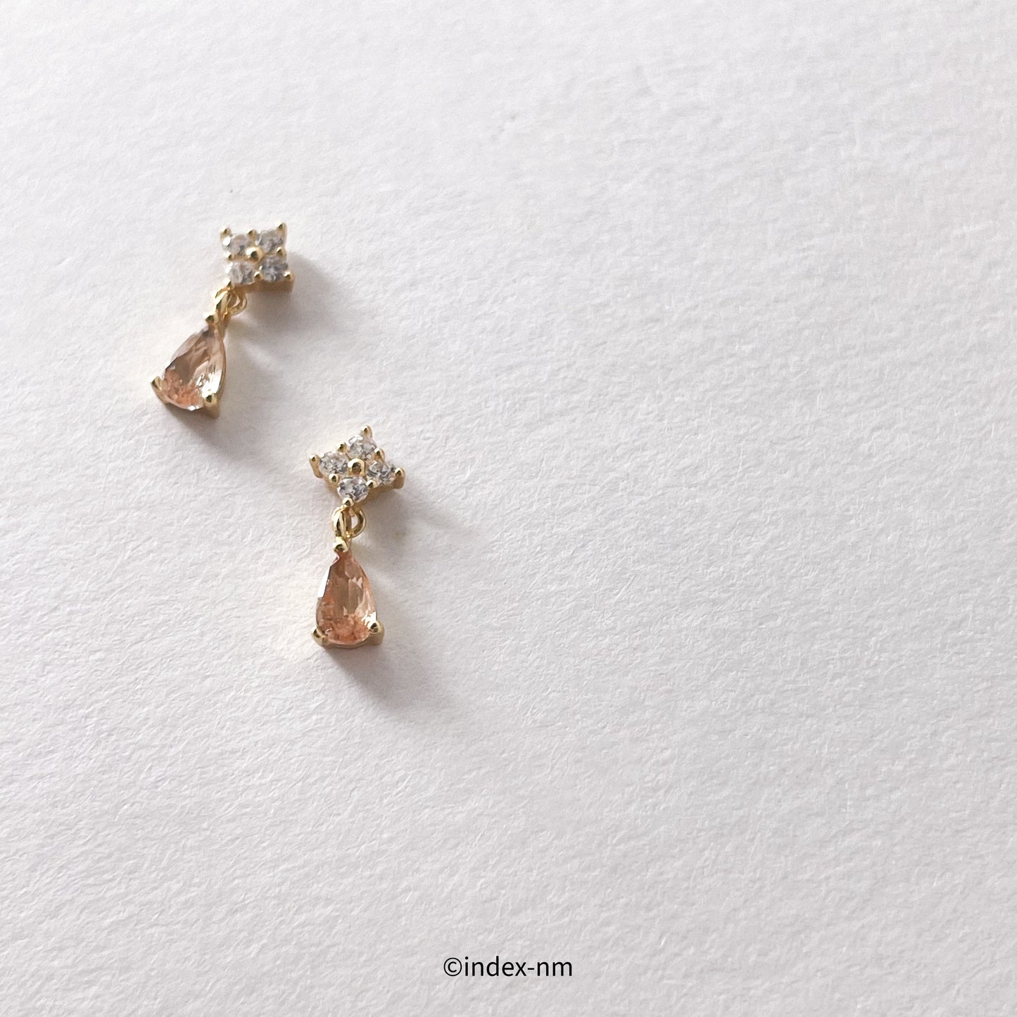 Morganite | Sunset Cascade Drop Earrings