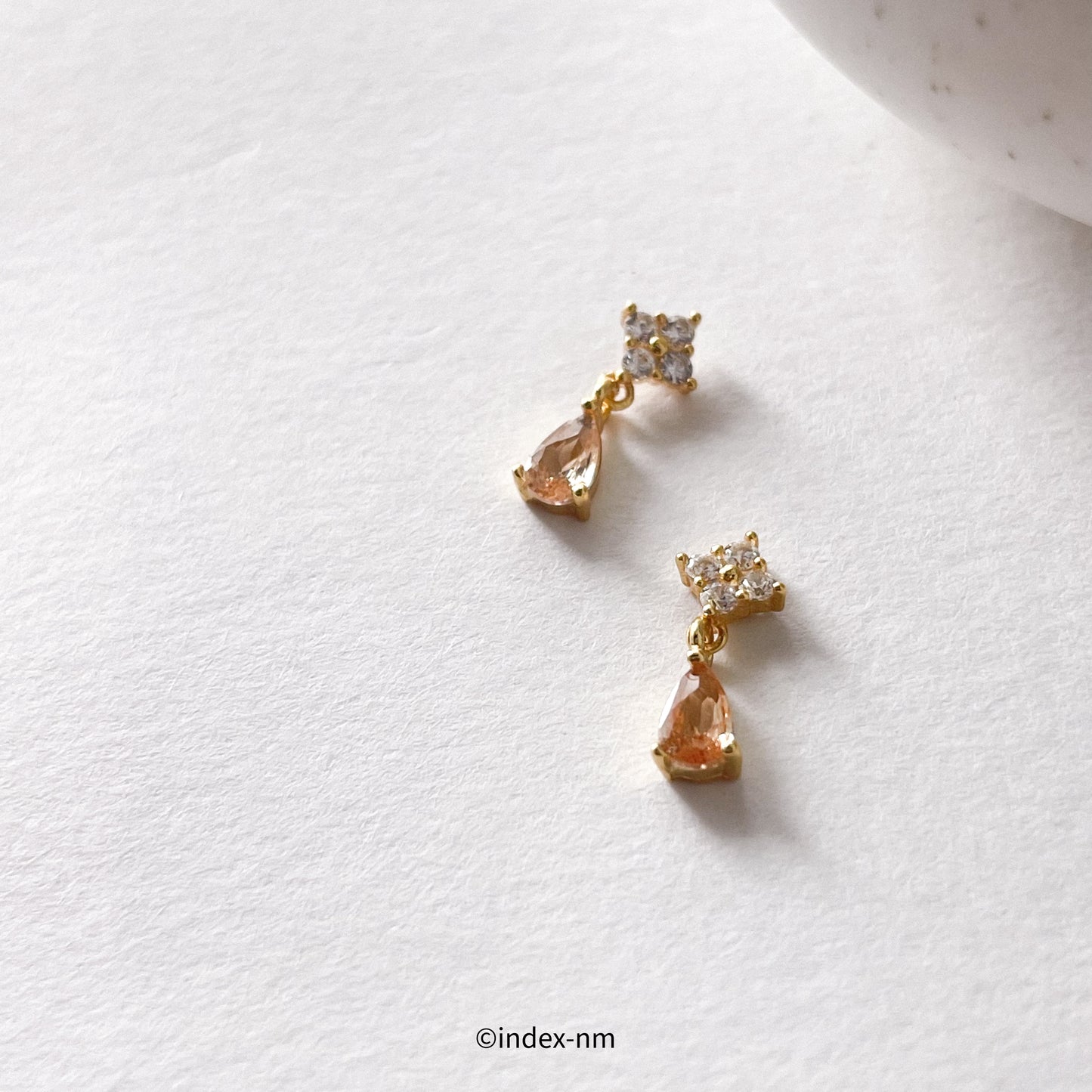 Morganite | Sunset Cascade Drop Earrings
