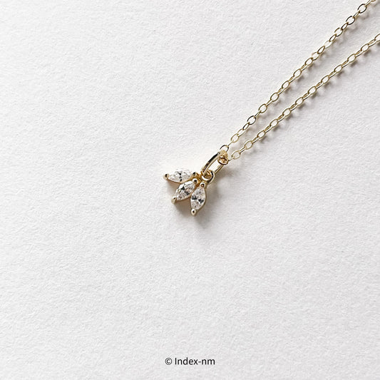 Wish | Petite Leaf Necklace