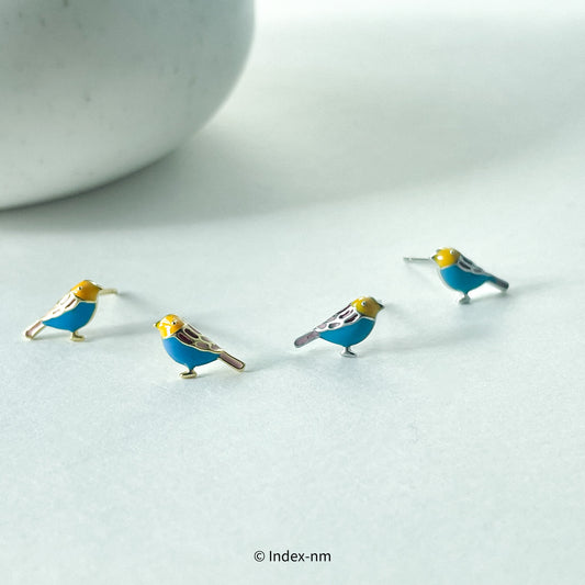 Chirp-chirp | Blue Bird Studs