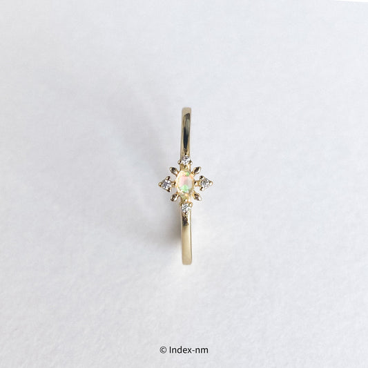 Ivory | Opal Star Ring