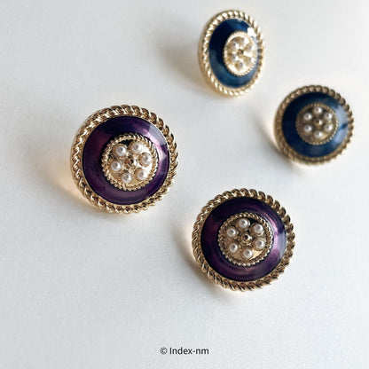 Nobility | Palace Round Pearl Studs