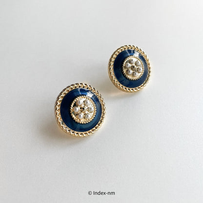 Nobility | Palace Round Pearl Studs