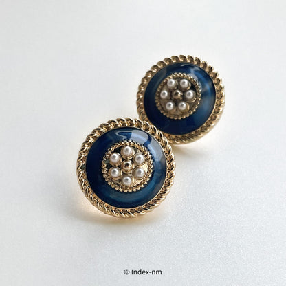 Nobility | Palace Round Pearl Studs