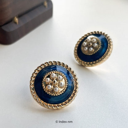 Nobility | Palace Round Pearl Studs