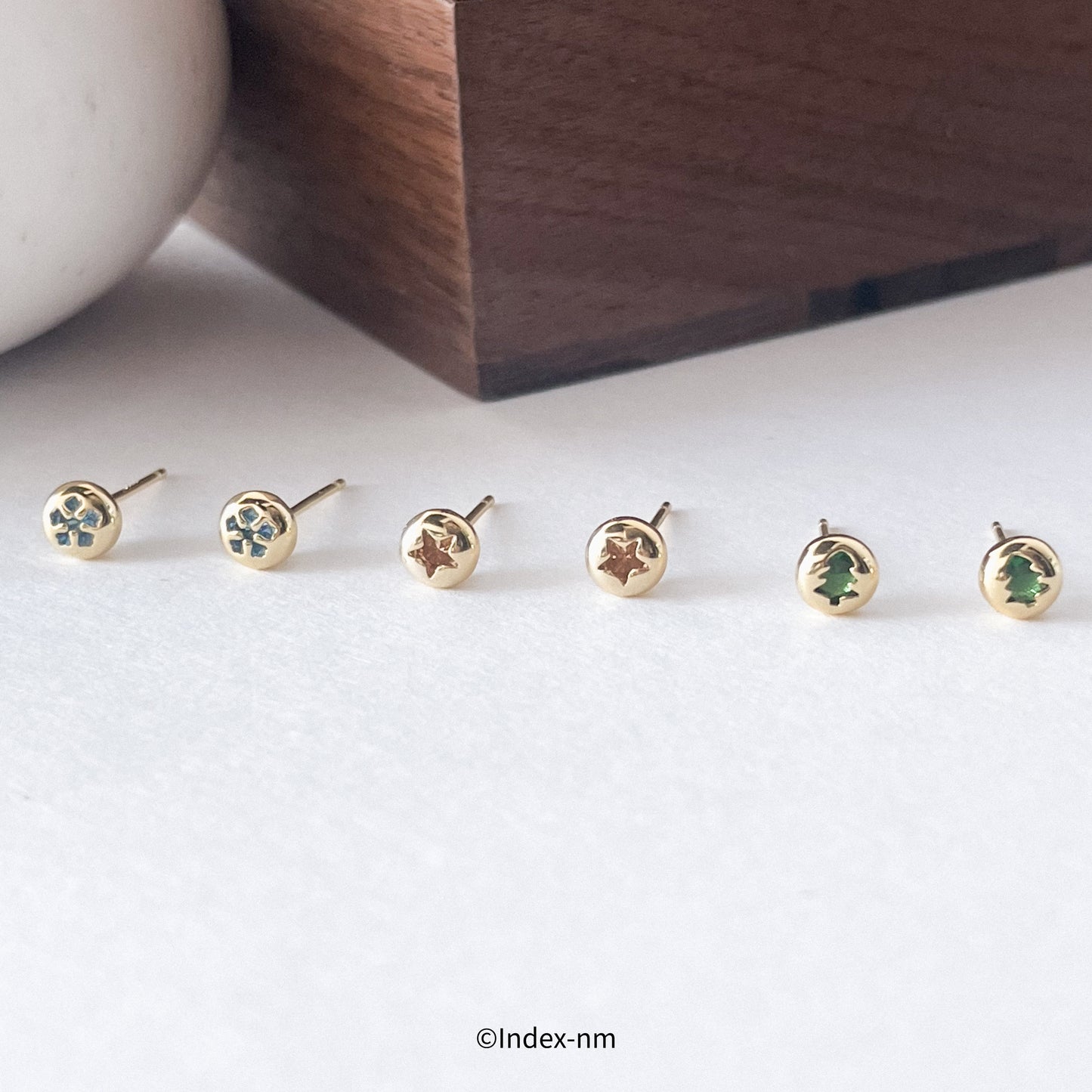 Xmas Eve - Snowflake | Mini Christmas Tiny Studs