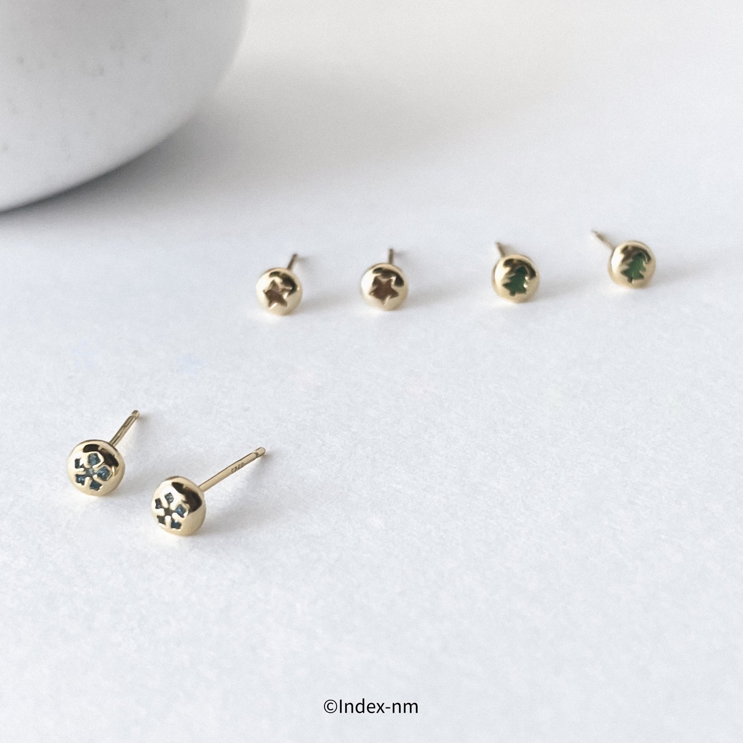 Xmas Eve - Snowflake | Mini Christmas Tiny Studs