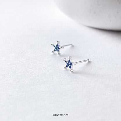 Marine | Mini Blue Stars Studs