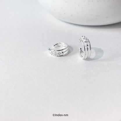 Dashing | Silver Layering Ear Cuffs