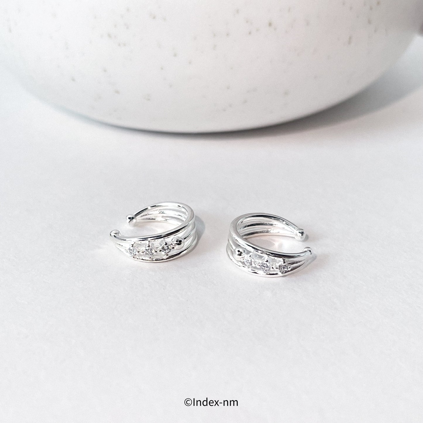 Dashing | Silver Layering Ear Cuffs