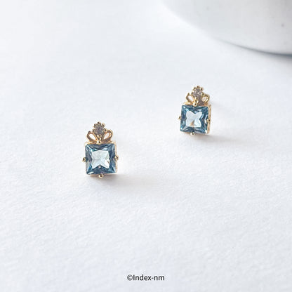 Frost | Crystal Square Studs