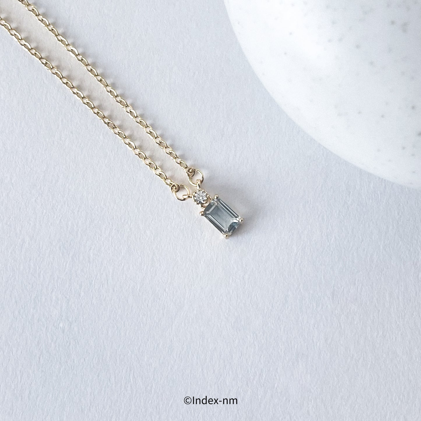 Lake | Crystal Drop Necklace