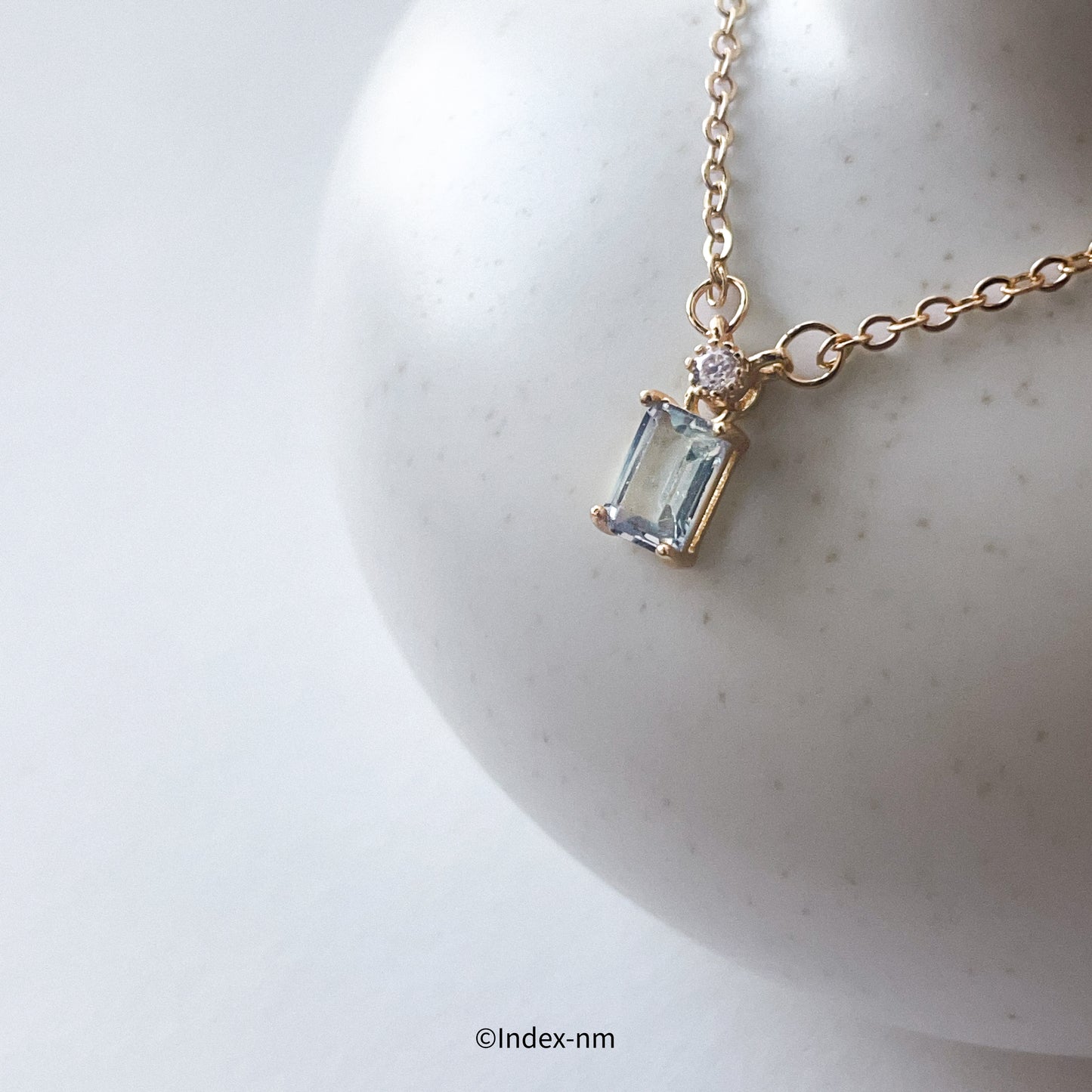 Lake | Crystal Drop Necklace