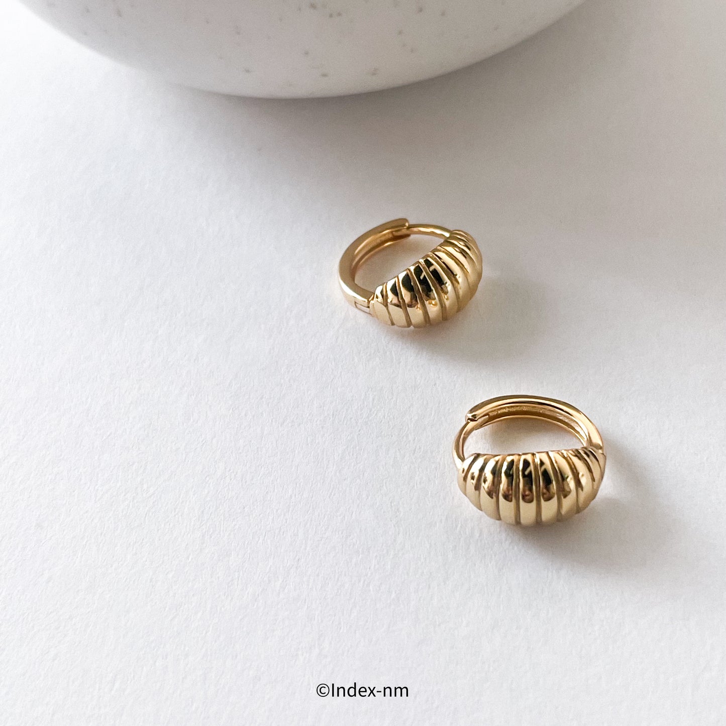 Mirage | Croissant Huggie Hoops